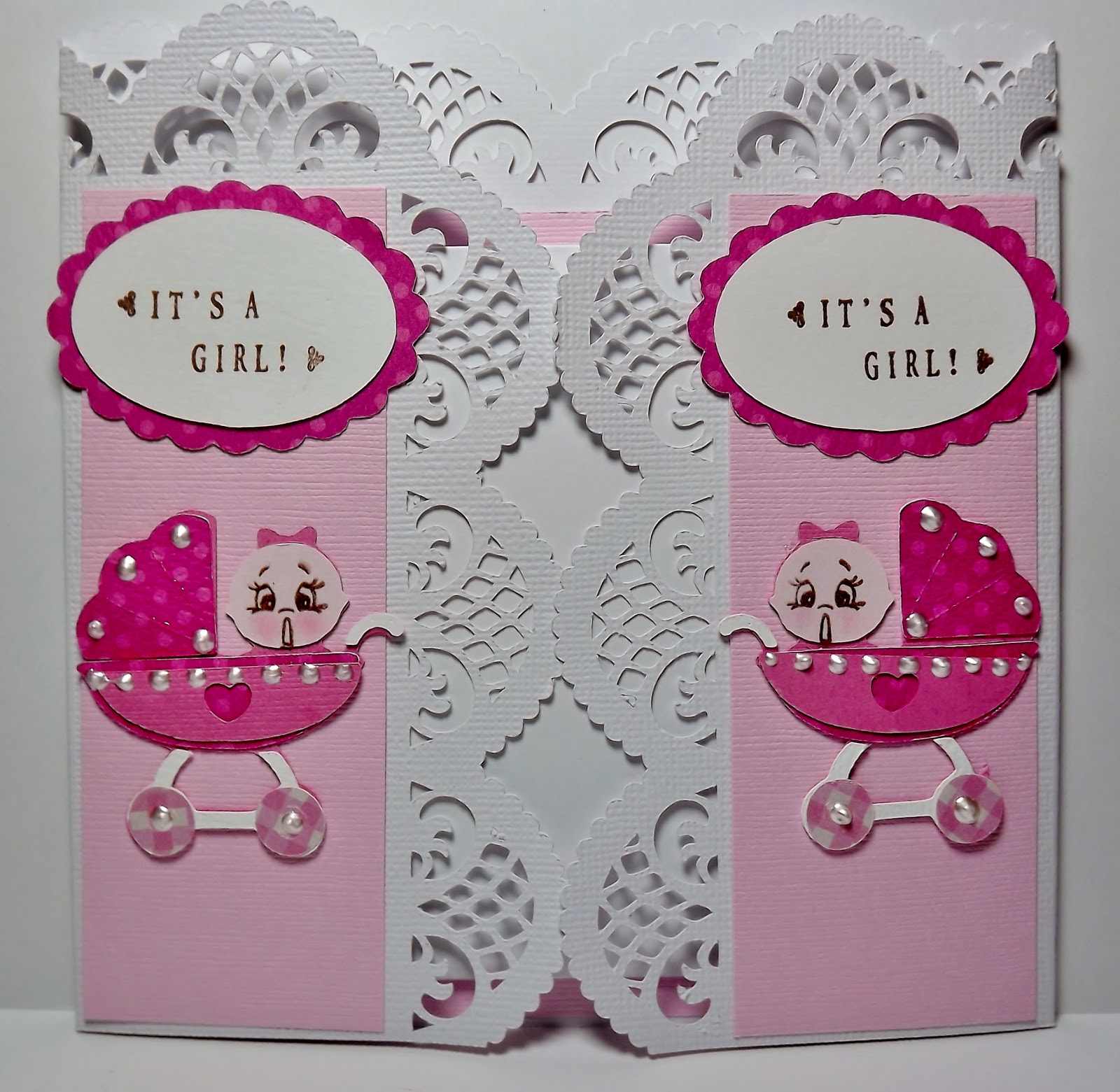 Baby Shower Card On Cricut