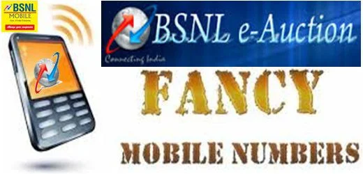 Choose Your Mobile Number BSNL AP Offers starts 56th auction to Select Premium Fancy numbers Online