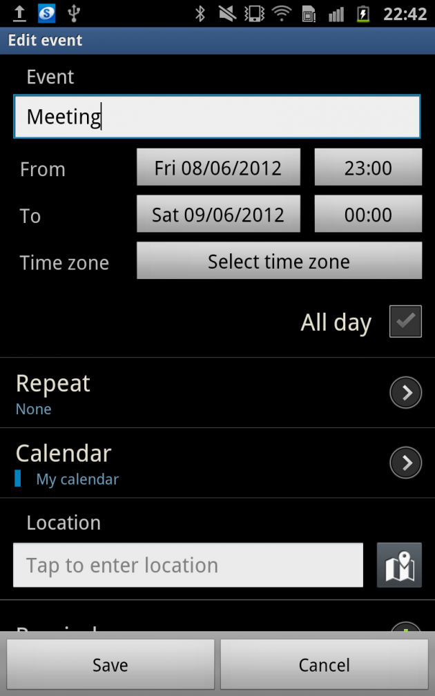 Inside Galaxy Samsung Galaxy S3 How to Add and Delete Calendar Event