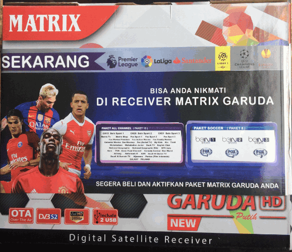 Matrix garuda HD Solusi nonton piala presiden 2018 parabola