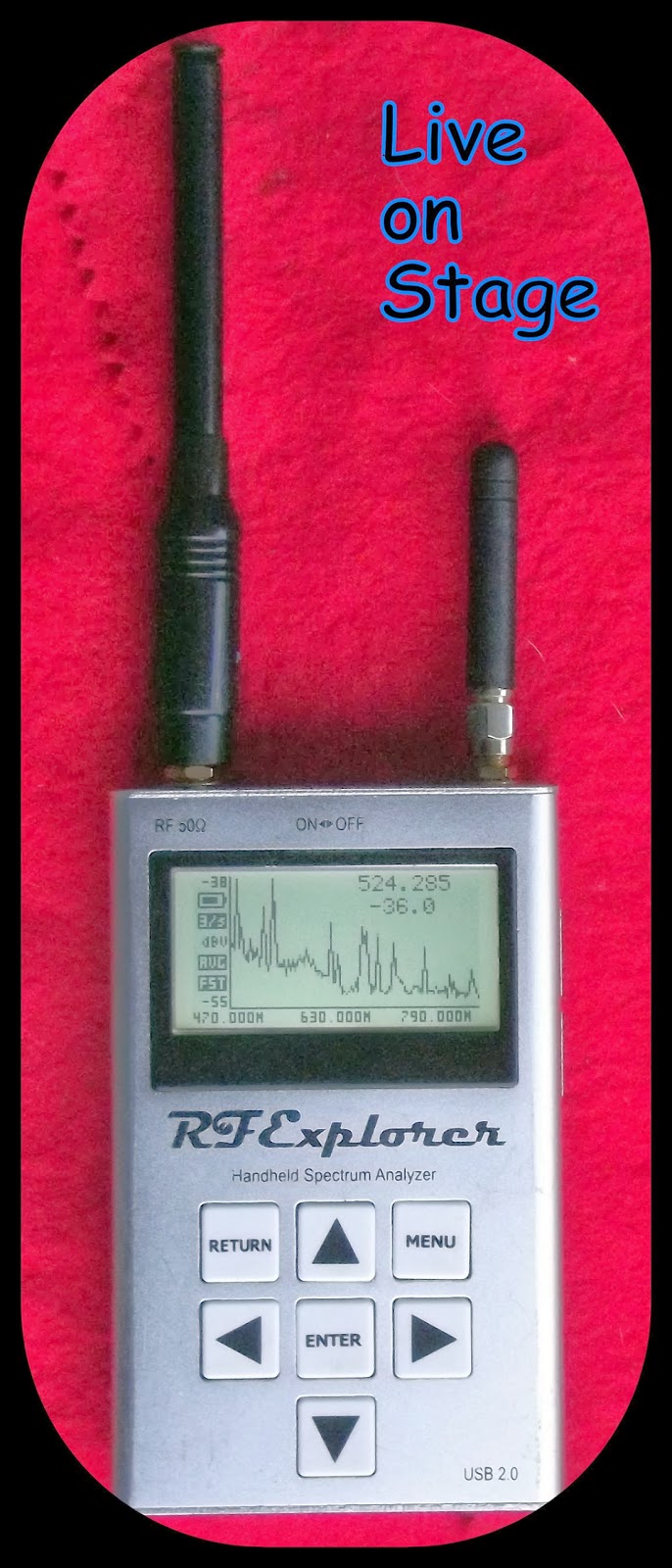 RF Explorer RF handheld Spectrum Analyzer