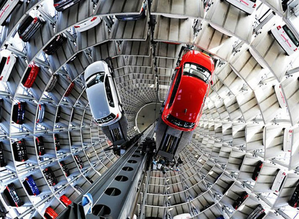 Volkswagen Car Towers [Wolfsburg, Germany]