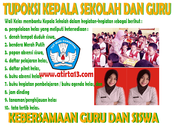 Contoh Uraian Kiprah Pokok Dan Fungsi Jabatan Kepala Sekolah Dan Guru
