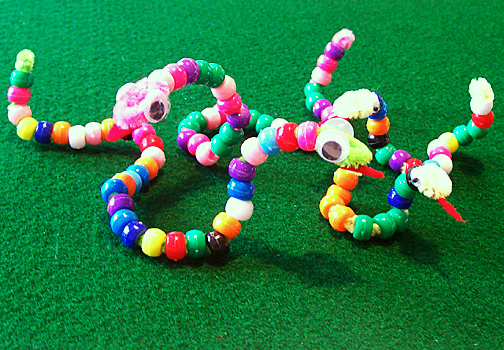 Blue House School Homeschooling One Sweet Girl Pony Bead Snake Family blue-house-school-homeschooling-one-sweet-girl-pony-bead-snake-family