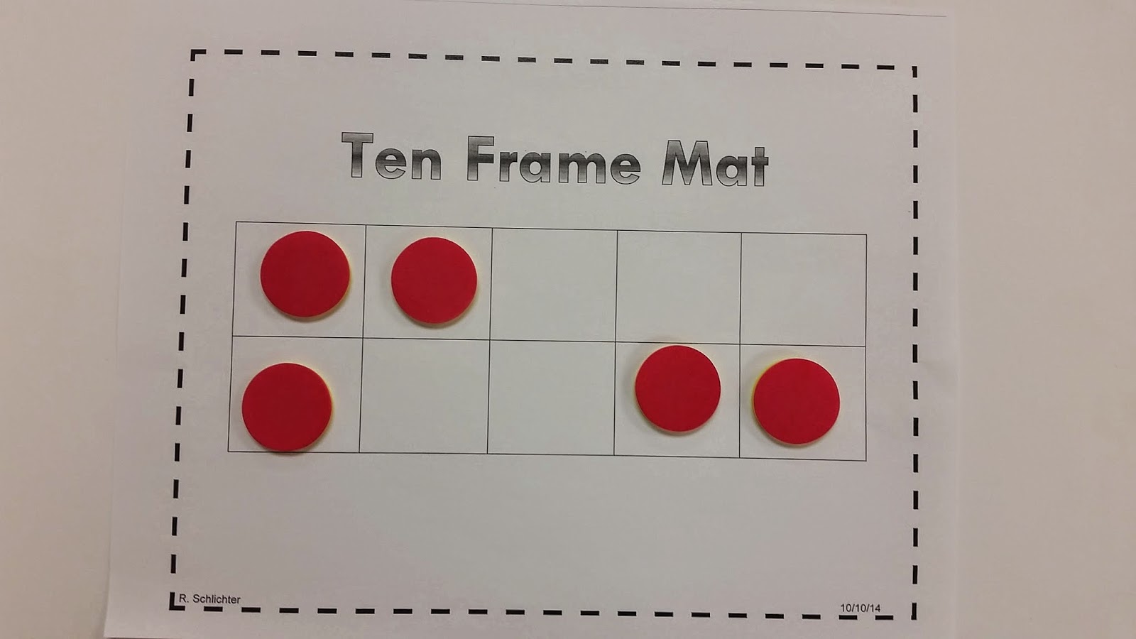 Mrs. Schlichter's Math Blog Math Routines Ten Frames