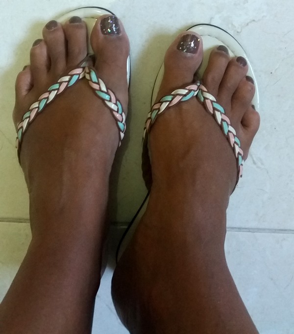Compras de janeiro: Sandália trançada Oficina dos pés;