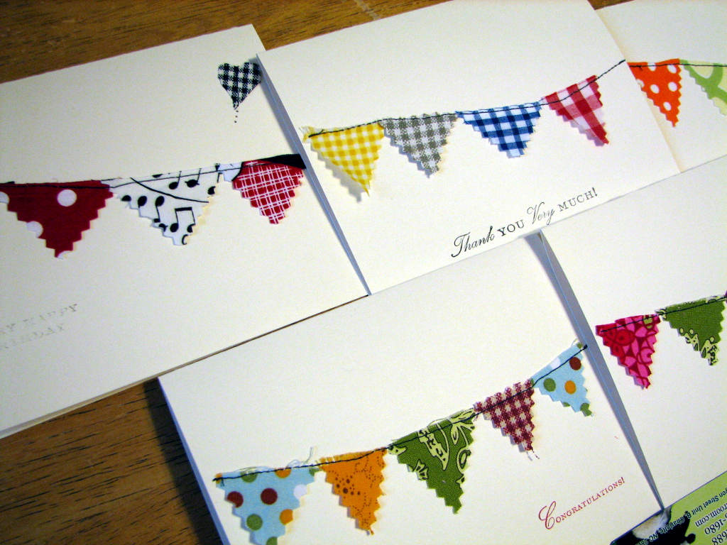 Mary Ann's House: Scrap Buster: Pennant Cards