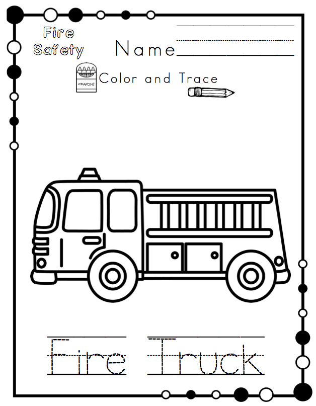 Free Printable Fire Safety Worksheets Preschool Free Printable Templates