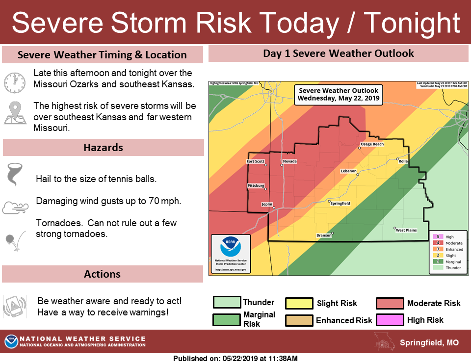 Inside Joplin Carl Junction tornado shelters will be open if severe