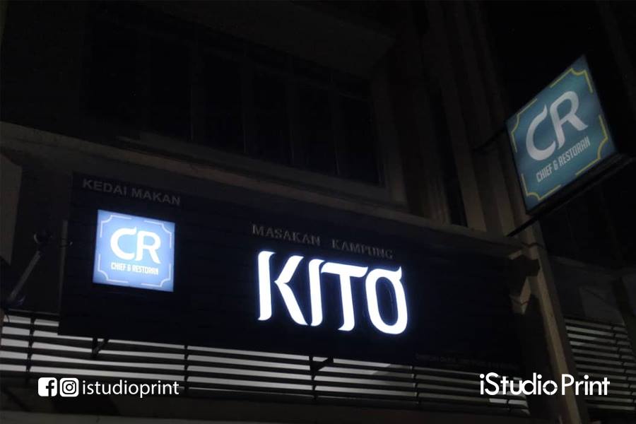 Signboard Signage Kedai Makan Kito Masakan Kampung