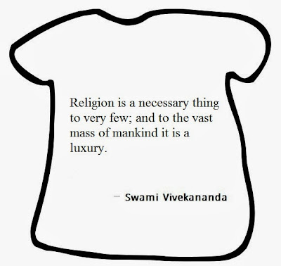 Religion is a necessary thing to very few; and to the vast mass of mankind it is a luxury.