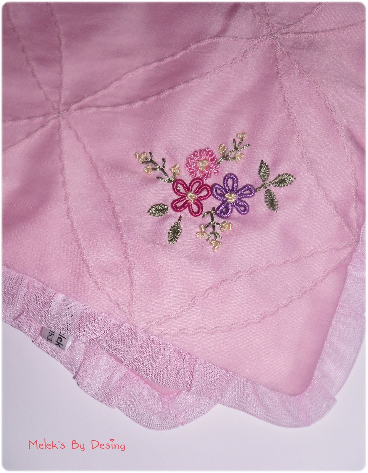 Brezilya Nakışlı Bebek Battaniyesi Kalbişeker