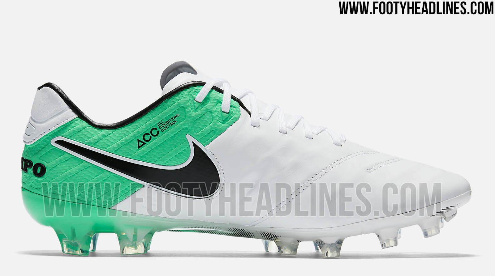 white nike tiempo football boots