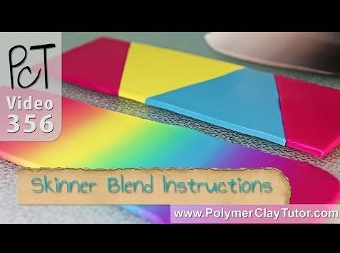 Rainbow Pen Tutorial - Using Skinner Blend, Canes, & Cut-Outs