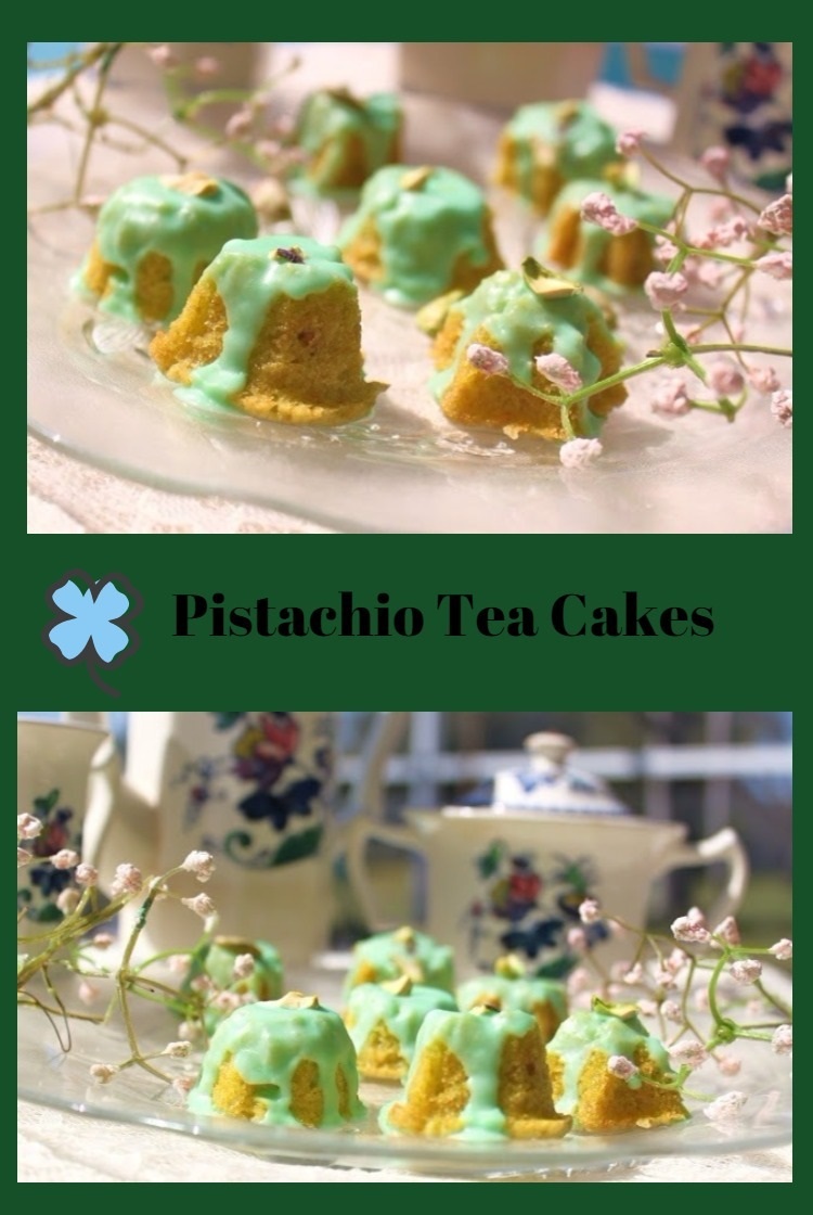 Pistachio Tea Cakes for St. Patrick's Day What's Cookin' Italian