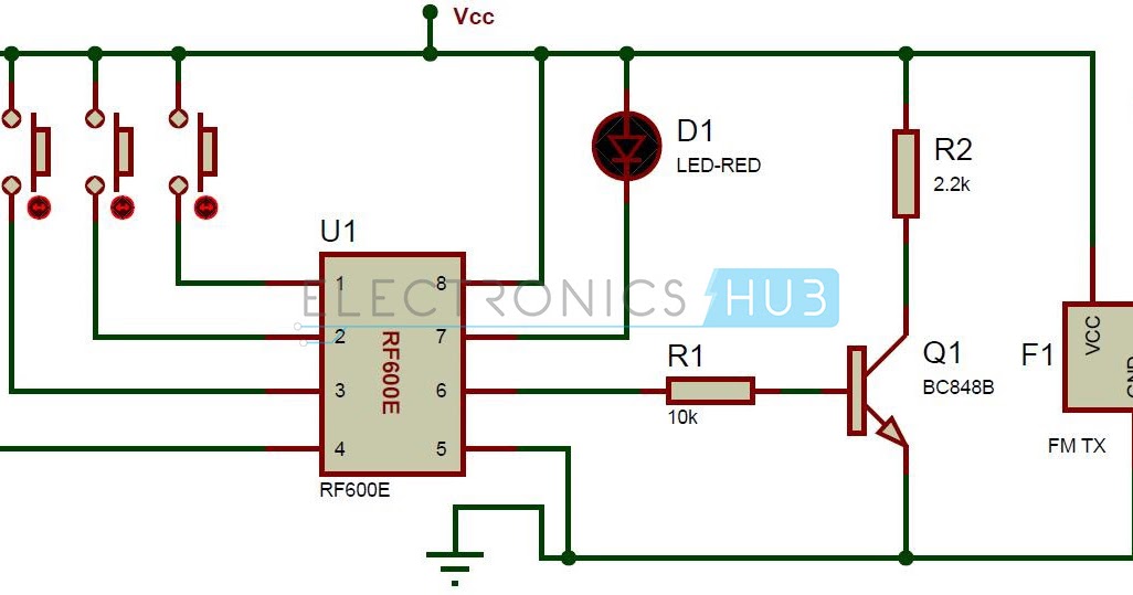 technology lessons FM Remote Encoder/Decoder Circuit
