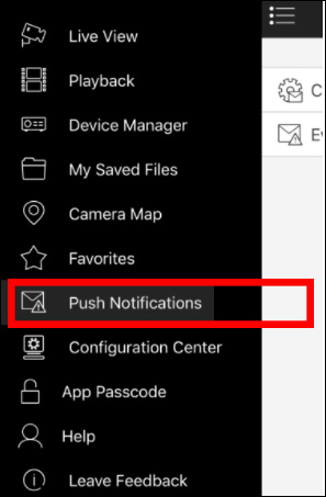 Push notifications gdmss idmss