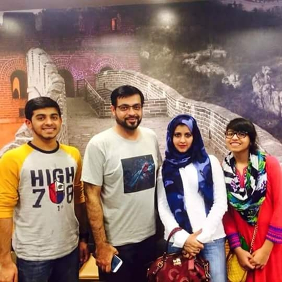 Dr. Aamir Liaqat's Family
