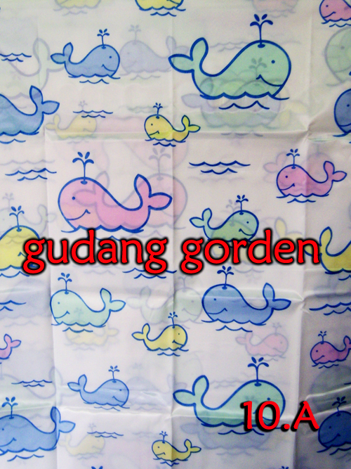 gudang gorden: Shower Curtain Motif Polos ( Tirai Kamar 