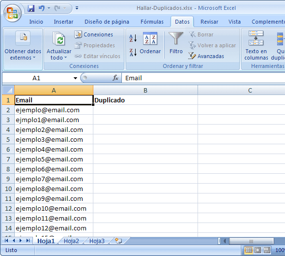neo 2.0 - Hallar duplicados en Excel - 1