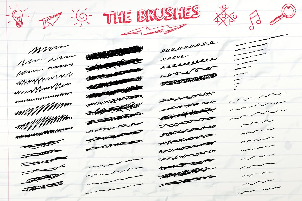 Doodle Brushes for Illustrator