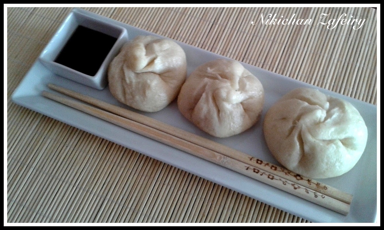 PAN CHINO AL VAPOR RELLENO DE CARNE ESPECIADA Recetas de una Gatita Enamorada