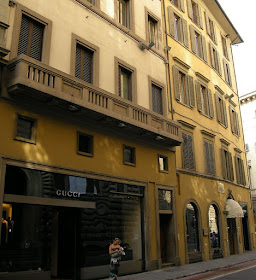 The Gucci store in Via de' Tornabuoni
