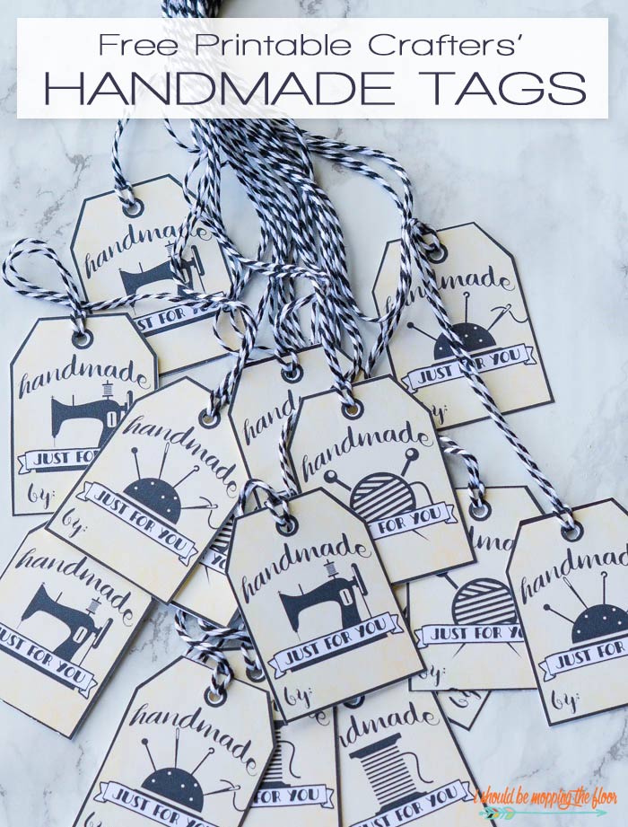 Free Printable Handmade With Love Tags