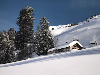Snow covered hut - Gaisbergweg, Obergurgl