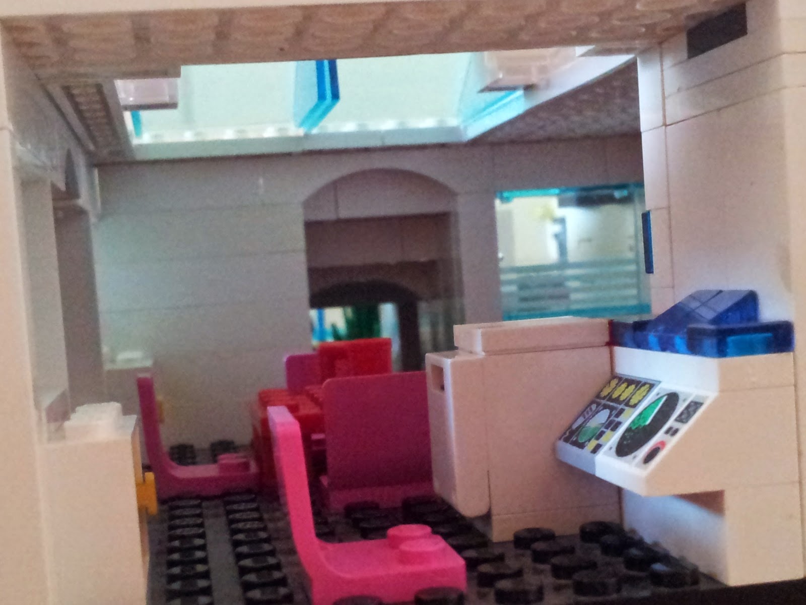 LEGO Mars base interior