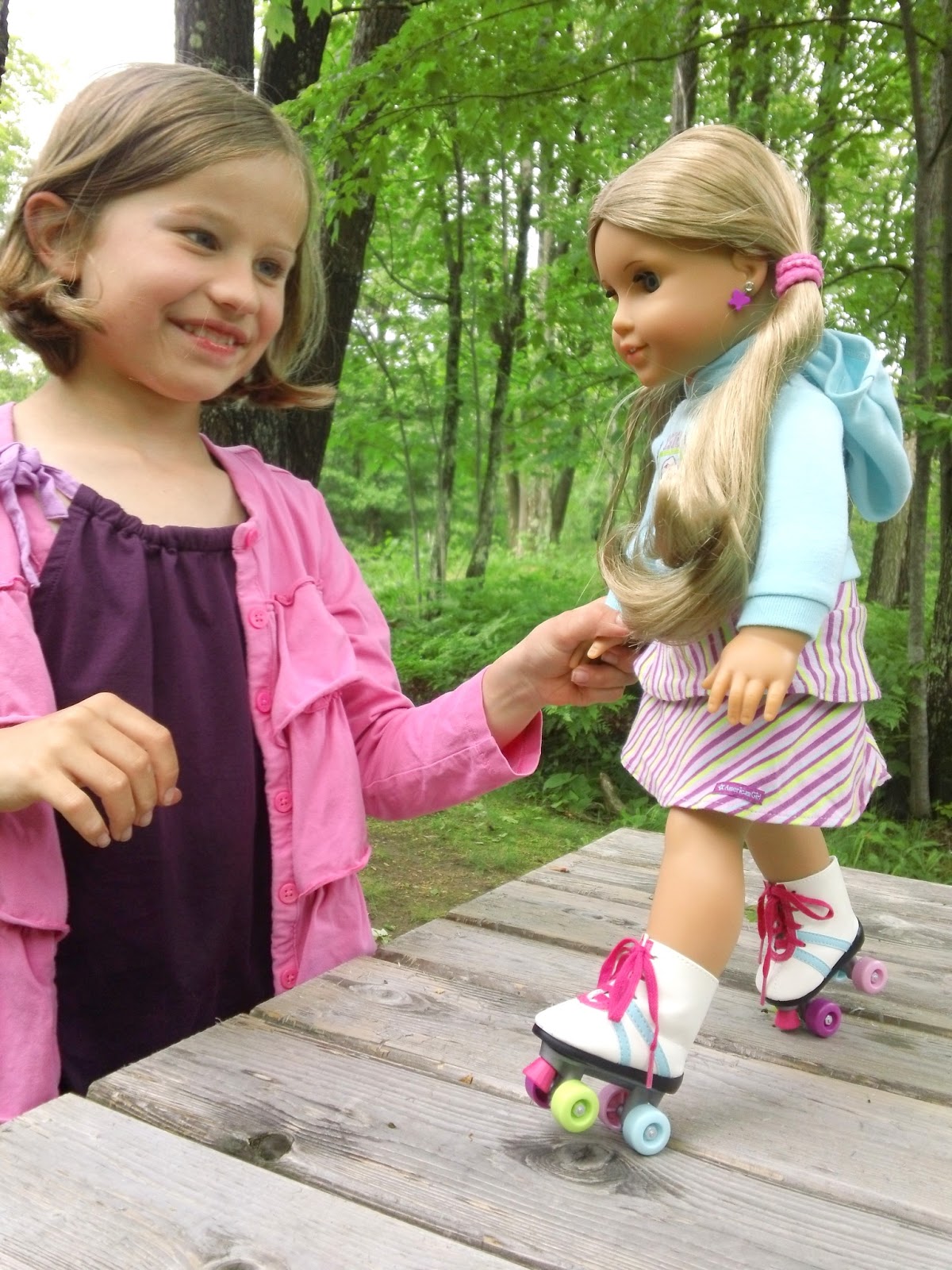 American Girl Doll Play Review American Girl Rollerblading Set