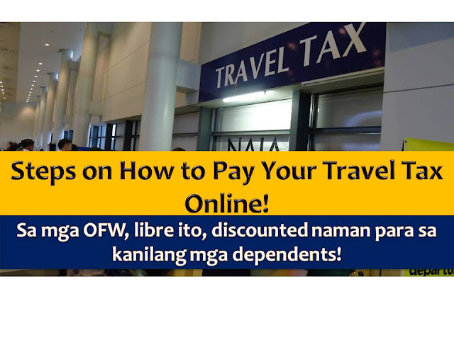 According to Presidential Decree 1183, as amended, a travel tax also known as departure tax is imposed or collected when you leave the Philippines regardless of your country destination.  For Overseas Filipino Workers, they are exempted in paying travel tax and their dependents may enjoy the Privileged Reduced Travel Tax.  1. How much is the travel tax?  Individuals may be charged the full travel tax, standard reduced travel tax, and the privileged reduced travel tax: