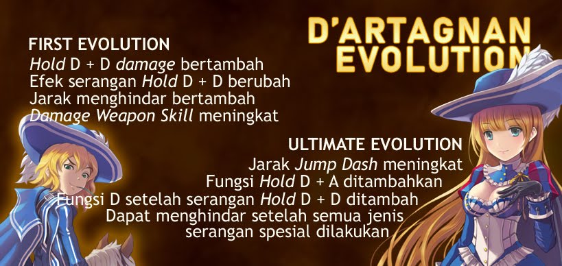 D'Artagnan Evolution Lost Saga Indonesia