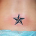 Lower Back Star Tattoo Design