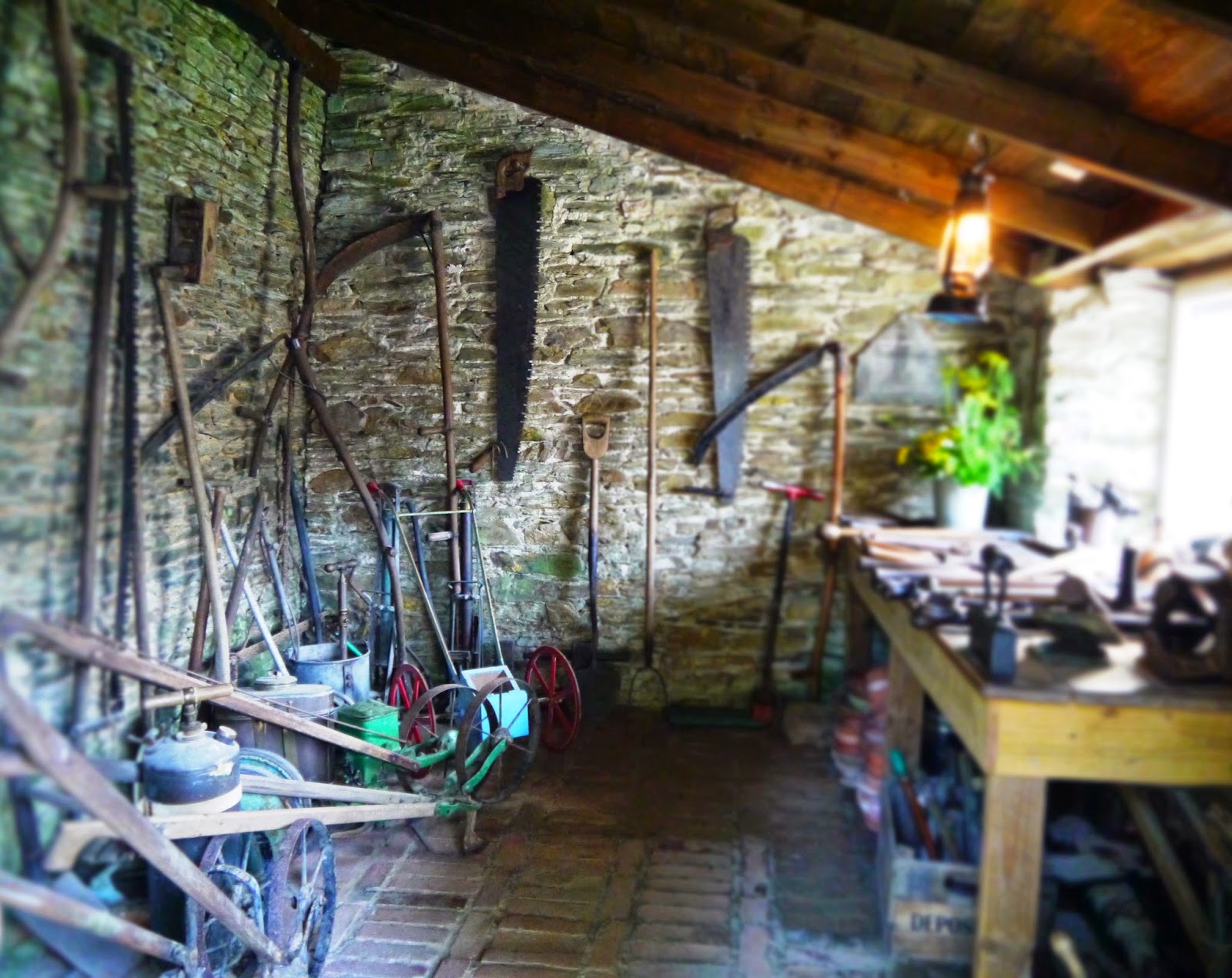 The Lost Gardens of Heligan, Cornwall - the toolshed