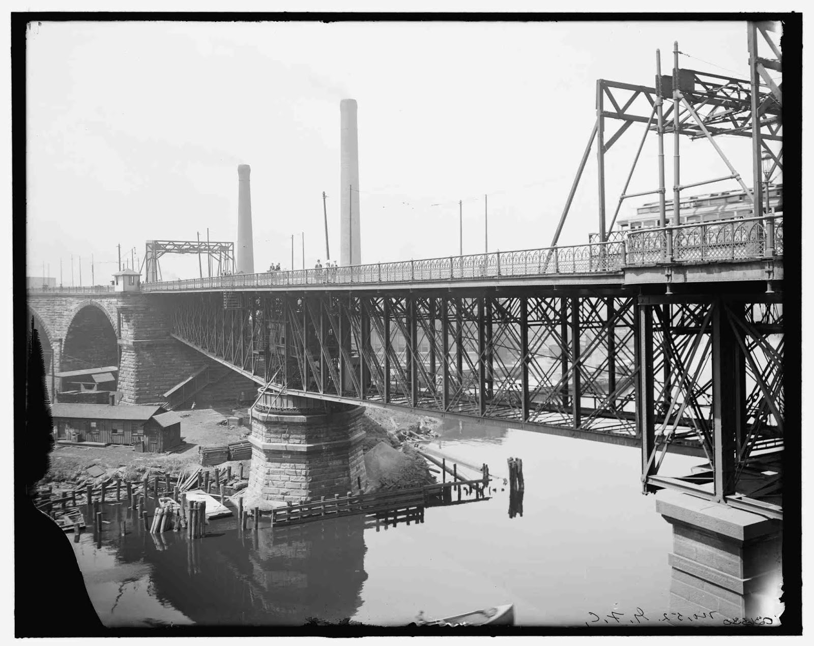 Industrial History 1878 Superior Viaduct over Cuyahoga River in