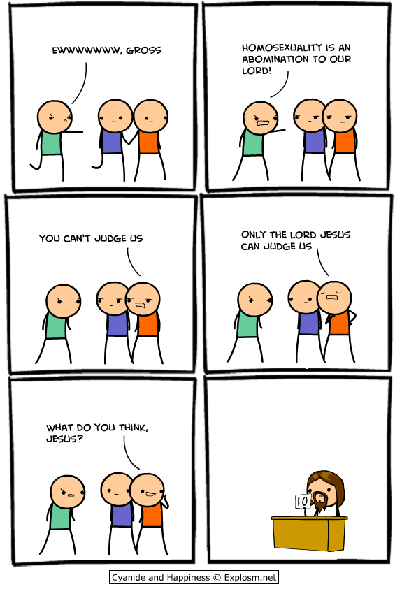 BLADE 7184: Cyanide and Happiness: Only The Lord Jesus Can Judge Us