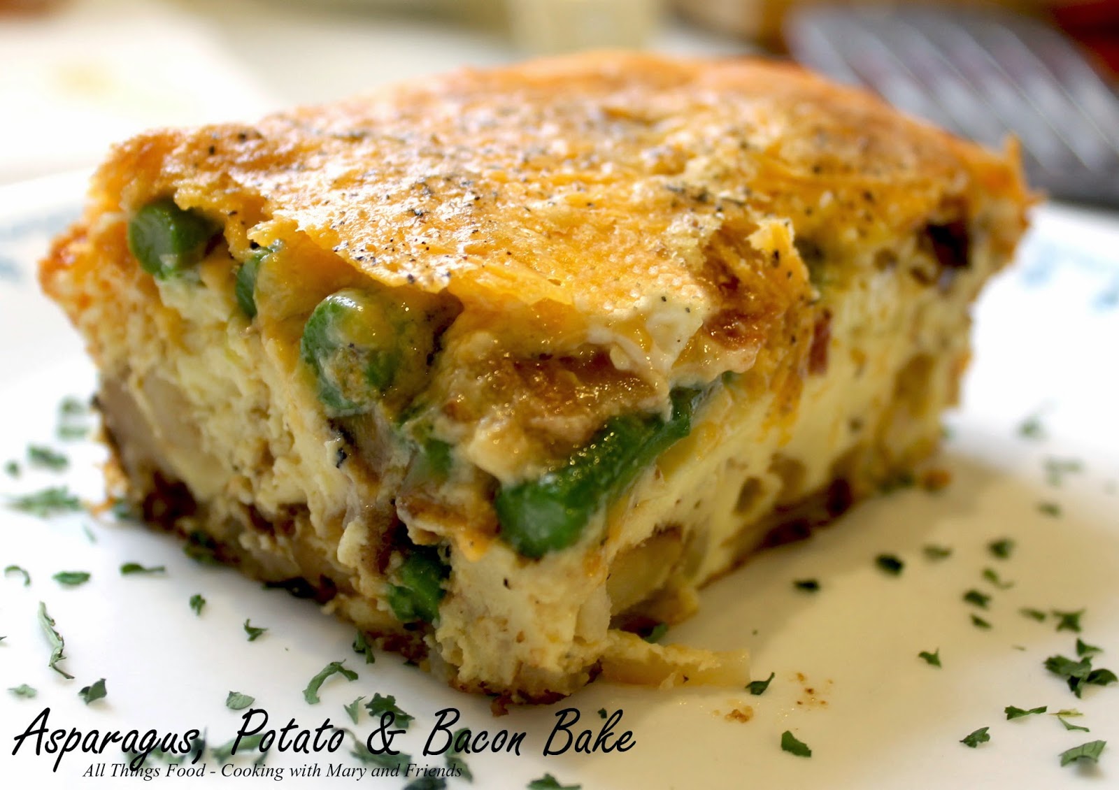 Cooking With Mary and Friends Asparagus, Bacon & Potato Bake