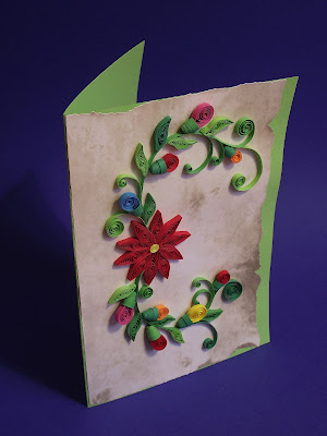 Papyrus Premium Quilling-Karte Mit Blumenkranz – Handgemacht & Personalisierbar Für Jeden Anlass