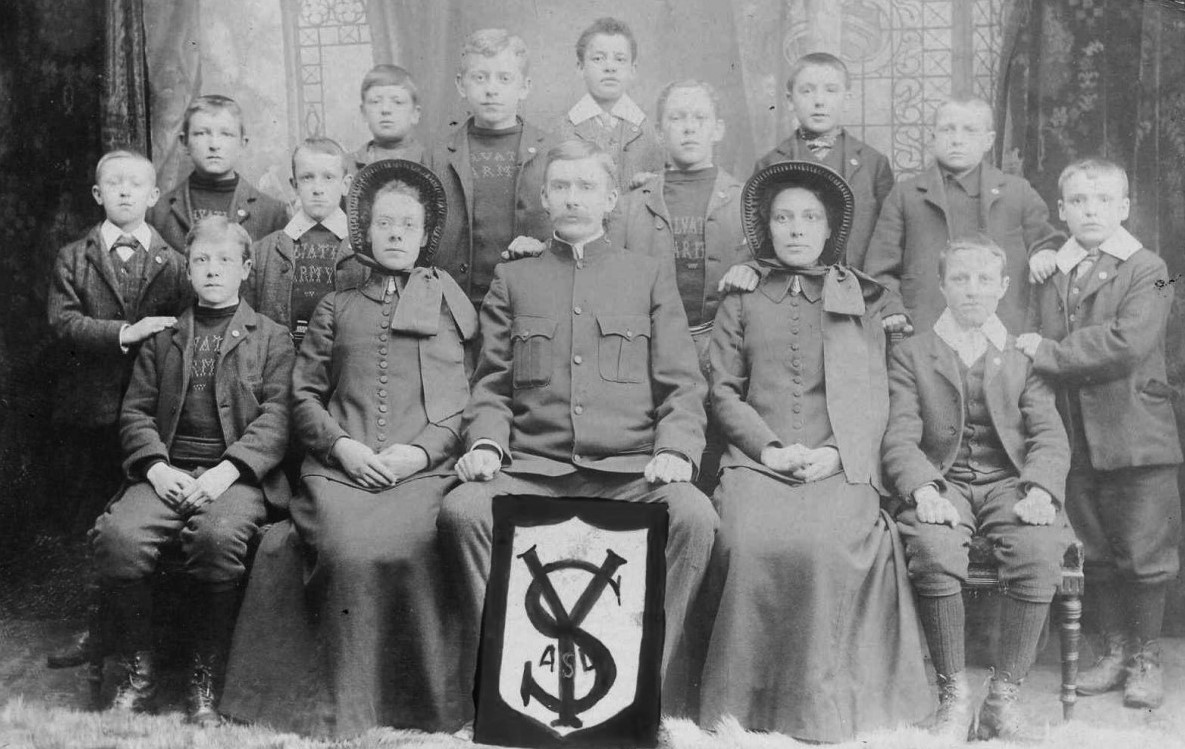 Tour Scotland Old Photograph Of The Salvation Army In Glasgow Scotland