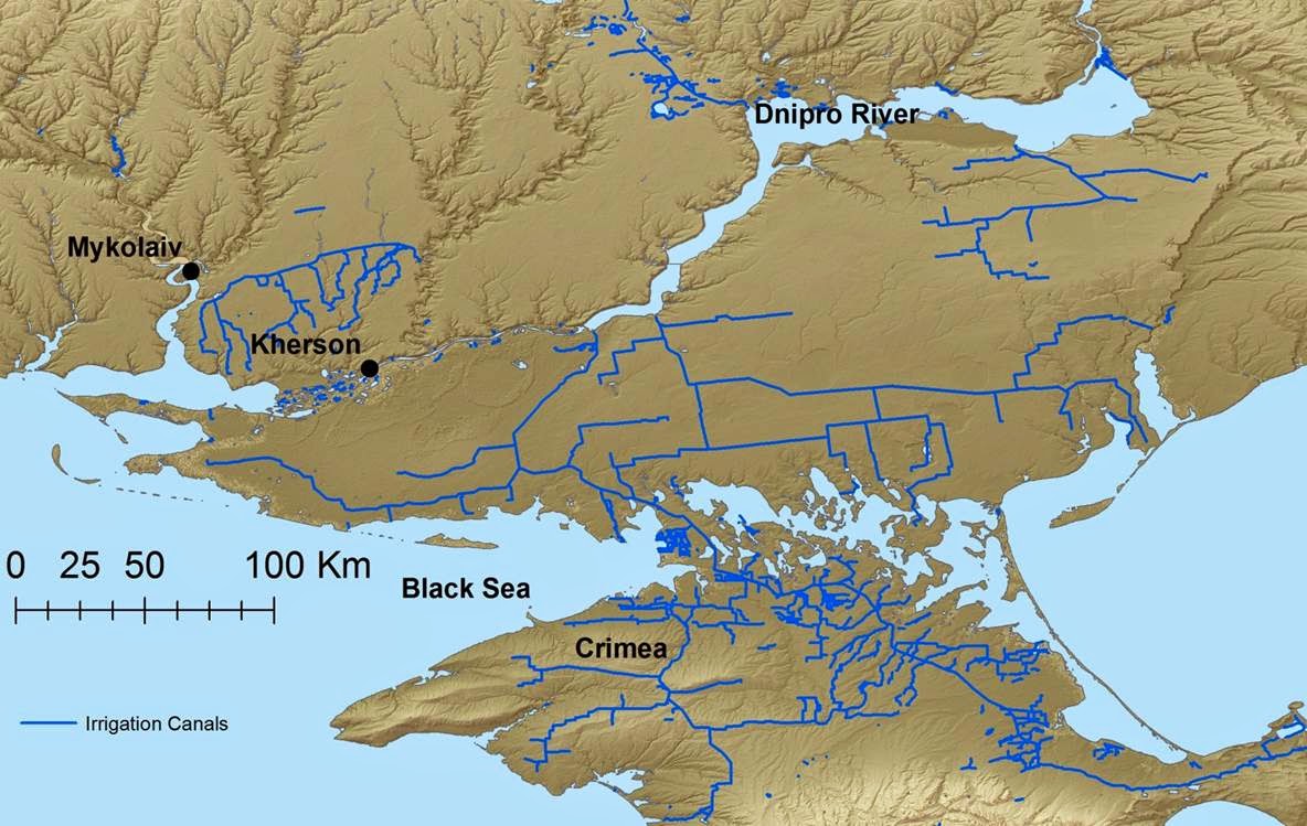 FarmLandS Shutting off Crimea's Water Supply?