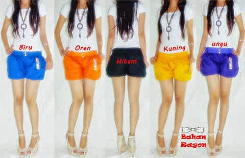 Jenis dan Model Celana Pendek Cewek Remaja 2014 | grosir baju jawa
