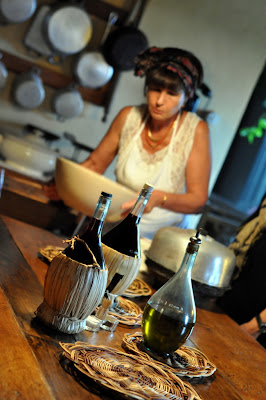 Setting the Table for Dinner at Borgo Argenina in Gaiole in Chianti, Italy - Photo by Taste As You Go