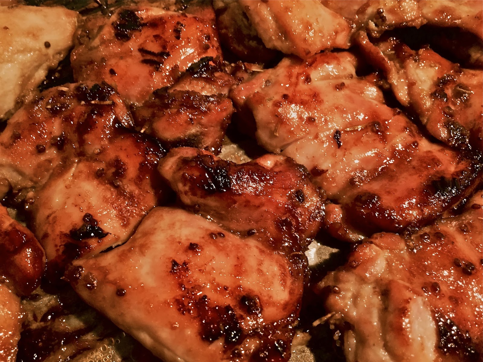 Homemade By Mary: HONEY BALSAMIC ROASTED CHICKEN THIGHS