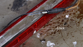 Two-Fourths Full: A Porsche 993 Blog: Replacing Porsche 993 Third Brake