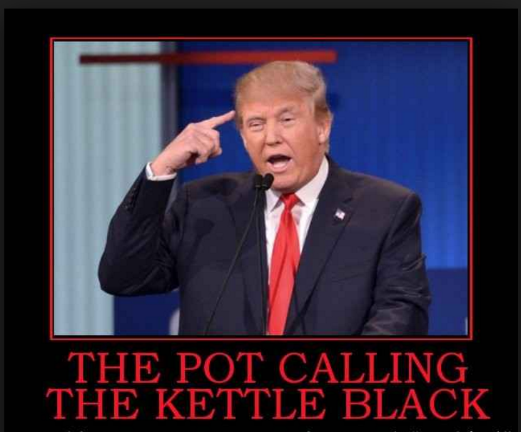 Around The Block Pot calling kettle black as Trump says Clinton is 'pathological liar' among
