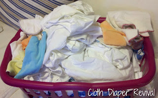 clean cloth diapers