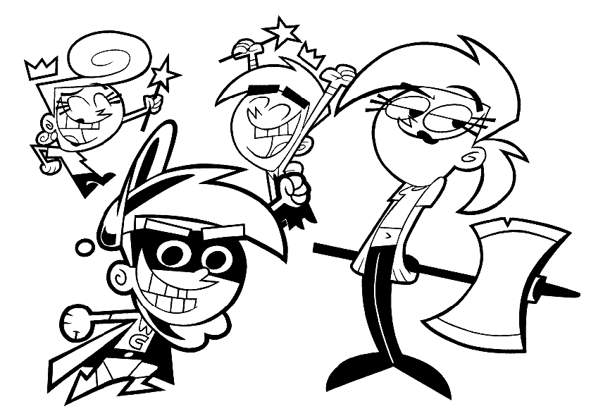 fairly odd parents coloring pages jirgen - photo #4