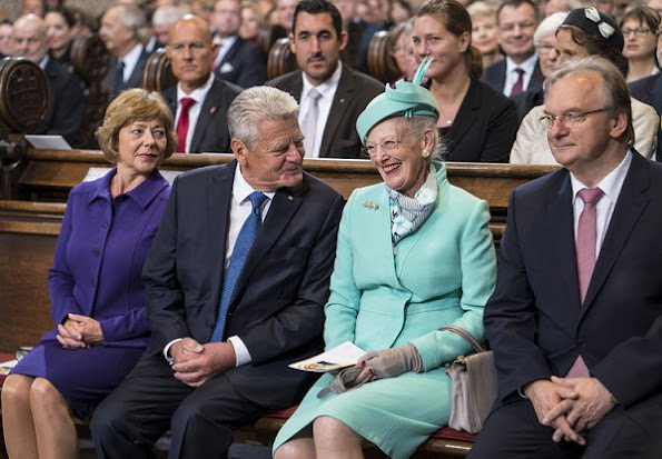 Danish Queen Margrethe II visits Wittenberg, Germany