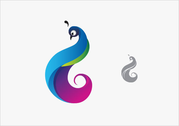 Overlaping Gradients logo Design